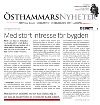 Östhammars Nyheter 3 sept. 2011, s.3