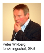 Peter Wikberg, Forskningschef, SKB