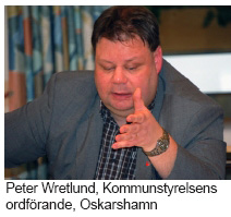 Kommunstyrelsens ordförande Peter Wretlund (s)